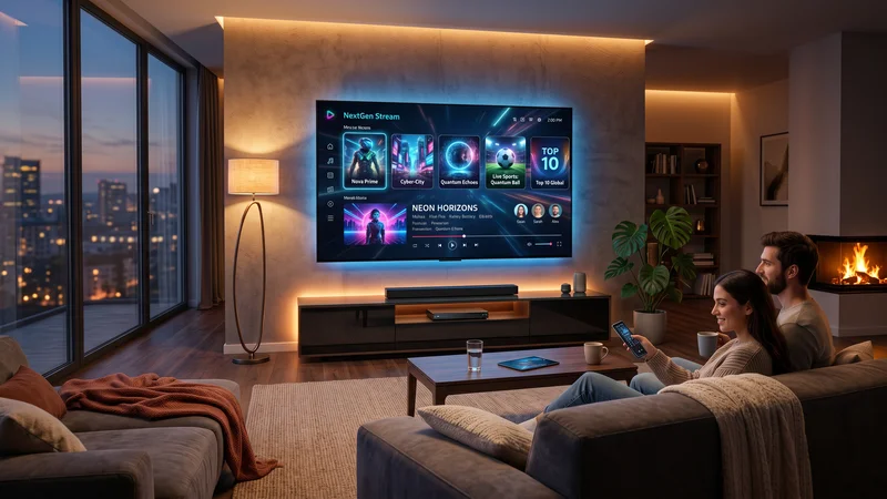 Säker IPTV upplevelse vardagsrum 2026